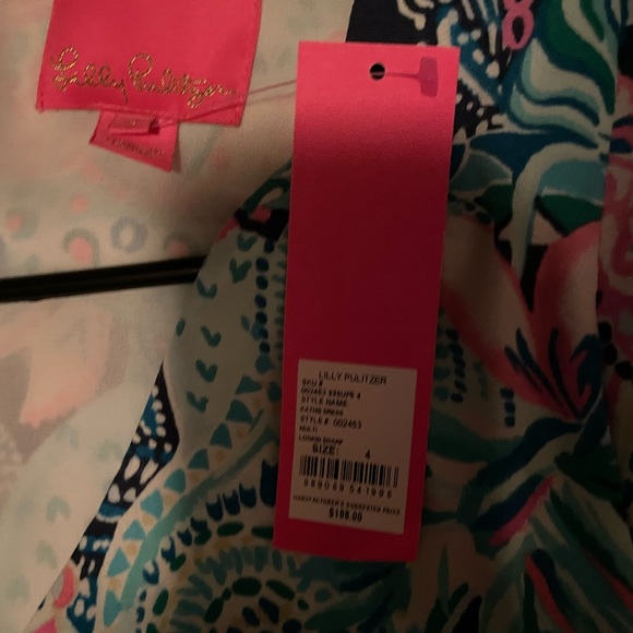 Lilly Pulitzer Kathie dress in lookin sharp size 4 NWT - Picture 7 of 8